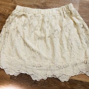 Embellished Lace Beaded Skirt